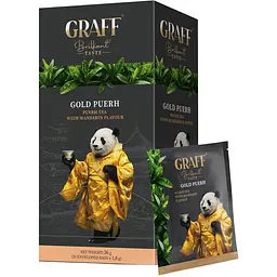 Чай пуер Graff Gold Puer з ароматом мандарина 30 г (20 шт. х 1.5 г)