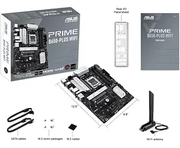 Материнська плата ASUS PRIME B650-PLUS WIFI (PRIME B650-PLUS WIFI) (Socket AM5, AMD B650, ATX) - мініатюра 6