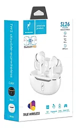 Bluetooth-гарнітура SkyDolphin TWS SL26 Білий (SDBTE-000189) - мініатюра 2
