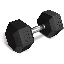Гантеля шестигранна прогумована TX-075RD Trex Sport 7,5кг