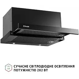 Витяжка телескопічна Perfelli Iseo 6PMF Nero - мініатюра 5