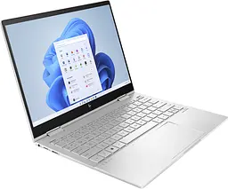 Ноутбук HP ENVY x360 13-bf0007ua 13.3' WUXGA IPS Touch, Intel i5-1230U, 8GB, F512GB, UMA, Win11, сріблястий (7X8D6EA) - мініатюра 4