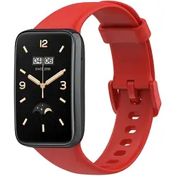 Ремінець DK для Xiaomi Mi Band 7 Pro Silicone Sport Band Classic (red) - мініатюра 2
