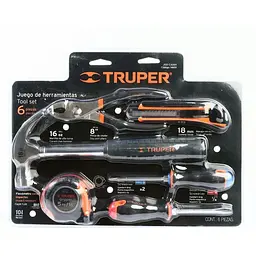Набір інструменту для дому Truper 6 елементів (JGO-CAS6X)