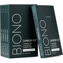 Набір для догляду за обличчям Biono Carboxy CO² Трьохетапна процедура 120 мл (4 шт. x 30 мл) (BN_CRB_4) - мініатюра 2
