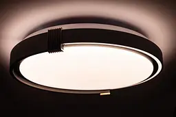 Cвітильник COLISEUM матовий 60W 395*60мм 3000К-6500К з ДК білий з чорним - мініатюра 5