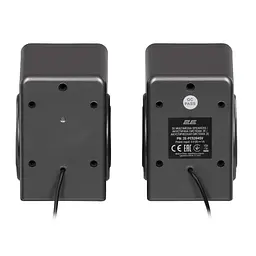 Комп'ютерні колонки 2E PCS204 Silver, 2.0, USB - мініатюра 7