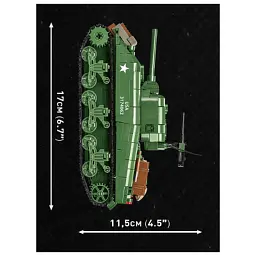 Конструктор Cobi Company of Heroes 3 Танк M4 Шерман, 615 деталей (COBI-3044) - мініатюра 8