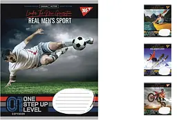 Набір учнівських зошитів Yes «Real sport» 24 арк., у лінію, 20 шт. 765922 в асортименті