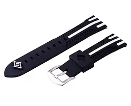 Силіконовий ремінець Primo Dart для годинника Samsung Gear S3 Classic SM-R770/Frontier RM-760 Black White - мініатюра 4