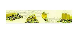 Вініловий кухонний фартух Happy Pocket Оливки Оливкова олія Греція наклейка Їжа Бежевий 60х300 см Z180400 - мініатюра 7