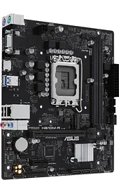 Материнcька плата Asus PRIME H610M-R-SI s1700 H610 2xDDR5 M.2 HDMI D-Sub DP mATX - мініатюра 2