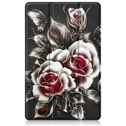 Чохол до планшета BeCover Smart Case Samsung Galaxy Tab S10 Lite SM-X400/406 10.9" Black Rose (715924) - мініатюра 2