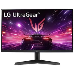 Монітор 23.8" LG 24GS60F-B WLED, IPS, 1920x1080, 16:9, 1 мс, 180 Гц, 240 кд/м², 1000:1, 178°/178°, DP/HDMI, Adaptive чорний