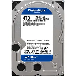 HDD 4TB, 5400rpm, WD Синій, 256M, SATA III (WD40EZZX) - мініатюра 2