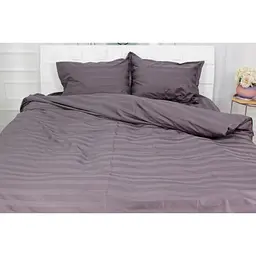 Постільна білизна MirSon Сатин Premium Жаккард Graphite 160х220 (2200001478947) - мініатюра 2