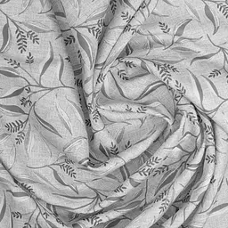 Скатертина Ardesto Grey leaves 140х180см, 100% поліестер, cірий (ART08GL)