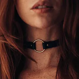 Чокер Bijoux Indiscrets MAZE Single Choker (чорний) - мініатюра 2