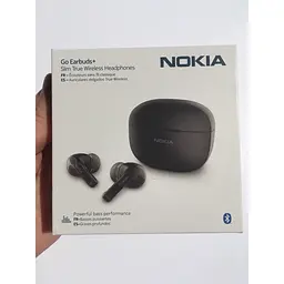 Навушники гарнітура бездротові Nokia Go Earbuds+ TWS-201 ENC Black 8Р00000142 - мініатюра 8