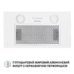 Витяжка повновбудована Perfelli BI 5252 WH 700 LED - мініатюра 6