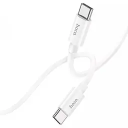 Дата кабель Hoco X 87 Magic Type-C to Type-C PD 60 W (1 m) White - мініатюра 3