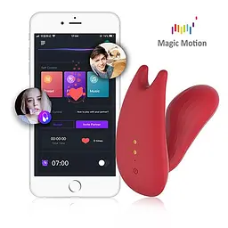 Смарт-вібратор Magic Motion Umi 9.5 см червоний - мініатюра 2