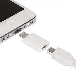 Перехідник VI з MicroUSB на iPhone адаптер - мініатюра 3