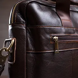 Сумка чоловіча під ноутбук Vintage 14751 коричнева - мініатюра 7