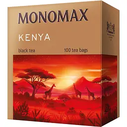 Чай чорний Monomax Kenya 200 г (100 шт. х 2 г)