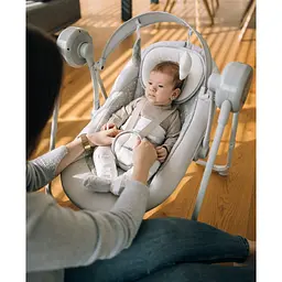 Гойдалка дитяча FreeON Snuggy stars light grey (84928) - мініатюра 6
