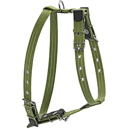 Шлея для великих собак Collar №3, брезент, 72-94х93-105х3,5 см, зелений (647) - мініатюра 2