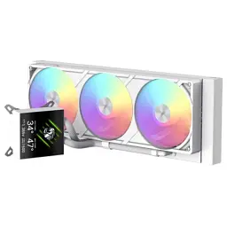Система рідинного охолодження Gamemax GLACIER 360 LCD WH - мініатюра 6