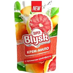 Крем-мило Blysk 460мл з ароматом Грейпфрута (дой-пак)