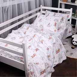 Постільна білизна MirSon 010 Teddy ballons Фланель 2x143x210 Сімейний (2200009654138)