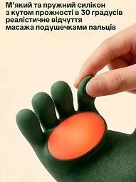 Бездротовий масажер для шиї та плечей N7 з прогріванням 10 режимів інфрачервоний Green - мініатюра 5