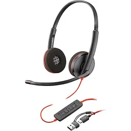 Комп'ютерна гарнітура Poly Blackwire 3220 USB-A/C (8X228AA) [113887]