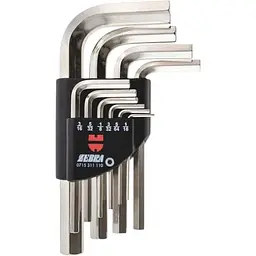 Набір ключів Wurth Г-подібних HEX SW1/16 - 1/2" 10 шт. Zebra (арт. 0715311110)