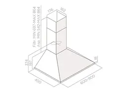 Витяжка Elica BERLIN CR/A/60 - мініатюра 2