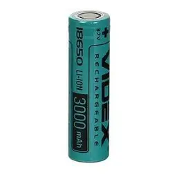 Акумулятор Videx Li-ion 18650 3000mAh 3,7V (без захисту) - мініатюра 3