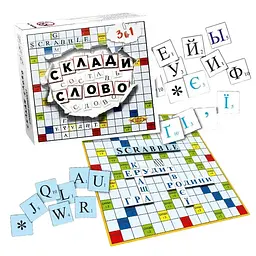 Настільна гра Склади слово. Ерудит (Scrabble) 0316 (МКМ0316)
