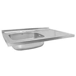 Кухонна мийка Kroner KRP Dekor-6080L (0,6 мм) CV022814, Decor - мініатюра 4