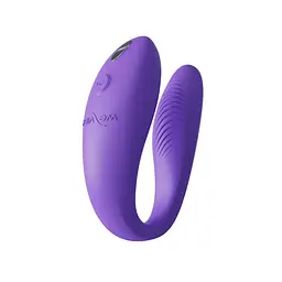 Смарт-вібратор для пар We-Vibe Sync GO Light Purple, тревел-кейс - мініатюра 1