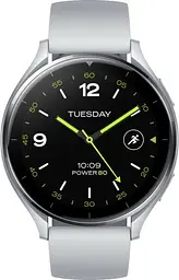 Смарт-годинник Xiaomi Watch 2 Sliver Case With Gray TPU Strap (BHR8034GL) (UA)