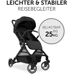Прогулянкова коляска Hauck Travel N Care Black, чорна (16014-5) - мініатюра 2