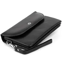 Жіночий шкіряний гаманець-клатч ST Leather 19х9,5х2,5 см acs0015831