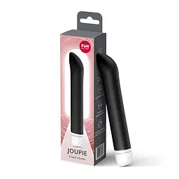 Вібратор для точки G Fun Factory JOUPIE Black, діаметр 2,5 см, на батарейках - мініатюра 4