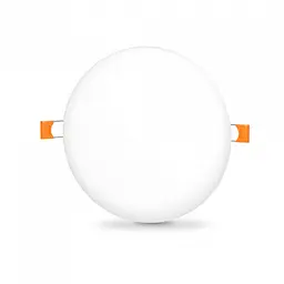 LED світильник безрамковий круглий VIDEX VLE-DLFR-244 24W 4000K 220V - мініатюра 2