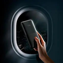 Зовнішній акумулятор BASEUS Bipow Pro Digital Display PPBD040001 10000mAh портативне зарядне чорне - мініатюра 10
