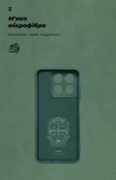 Чохол ArmorStandart ICON для ZTE Blade A35 4G / A55 4G Camera cover Dark Green - мініатюра 4