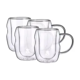 Набір чашок з подвійними стінками MasterPro Mixology 50 мл 4 шт (BGMP-20209) - мініатюра 1